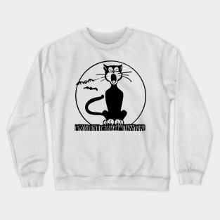 Cat And Bats Crewneck Sweatshirt